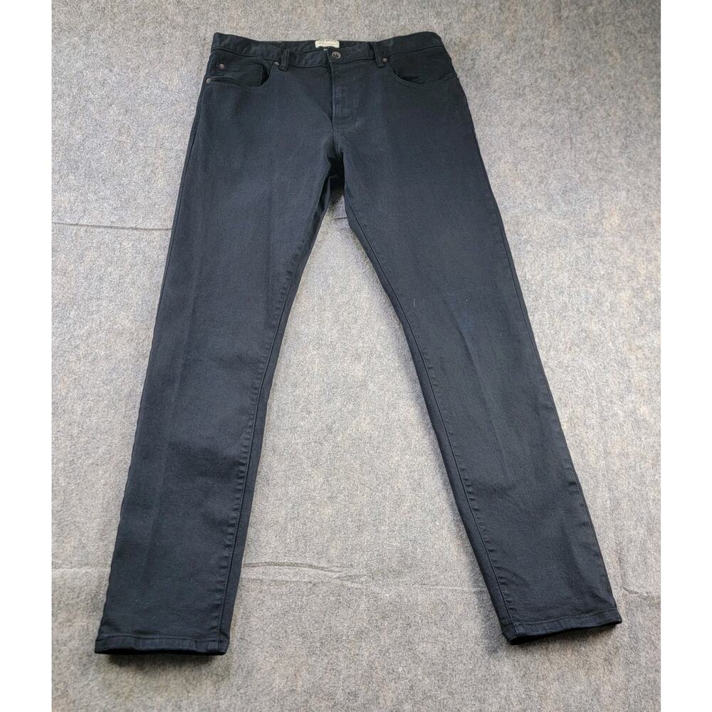 Todd Snyder Slim Fit Stretch Jeans size 33x32 Black *Broken Zipper